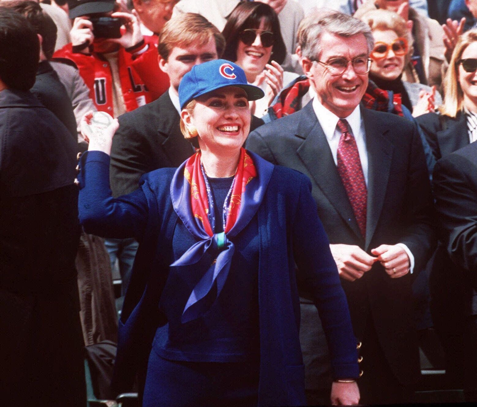 Hillary Clinton and Jim Edgar, 1994